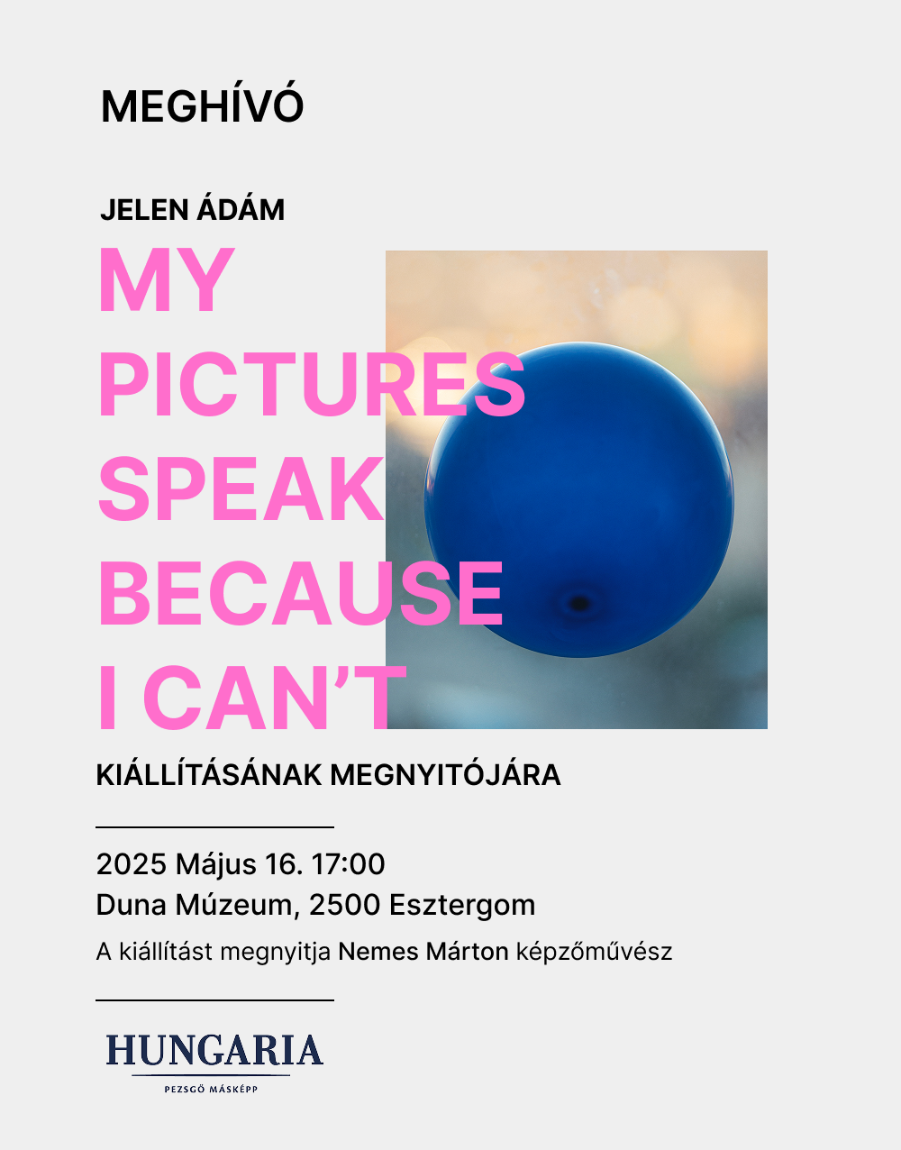 Meghívó / Jelen Ádám: 